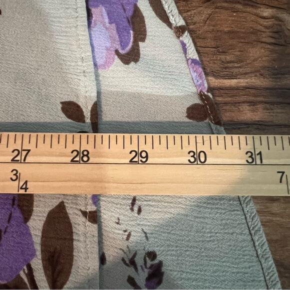 Romantic Gypsy Boho Chic Floral V-neck Tunic | Women’s Size 2X - Picture 9 of 11